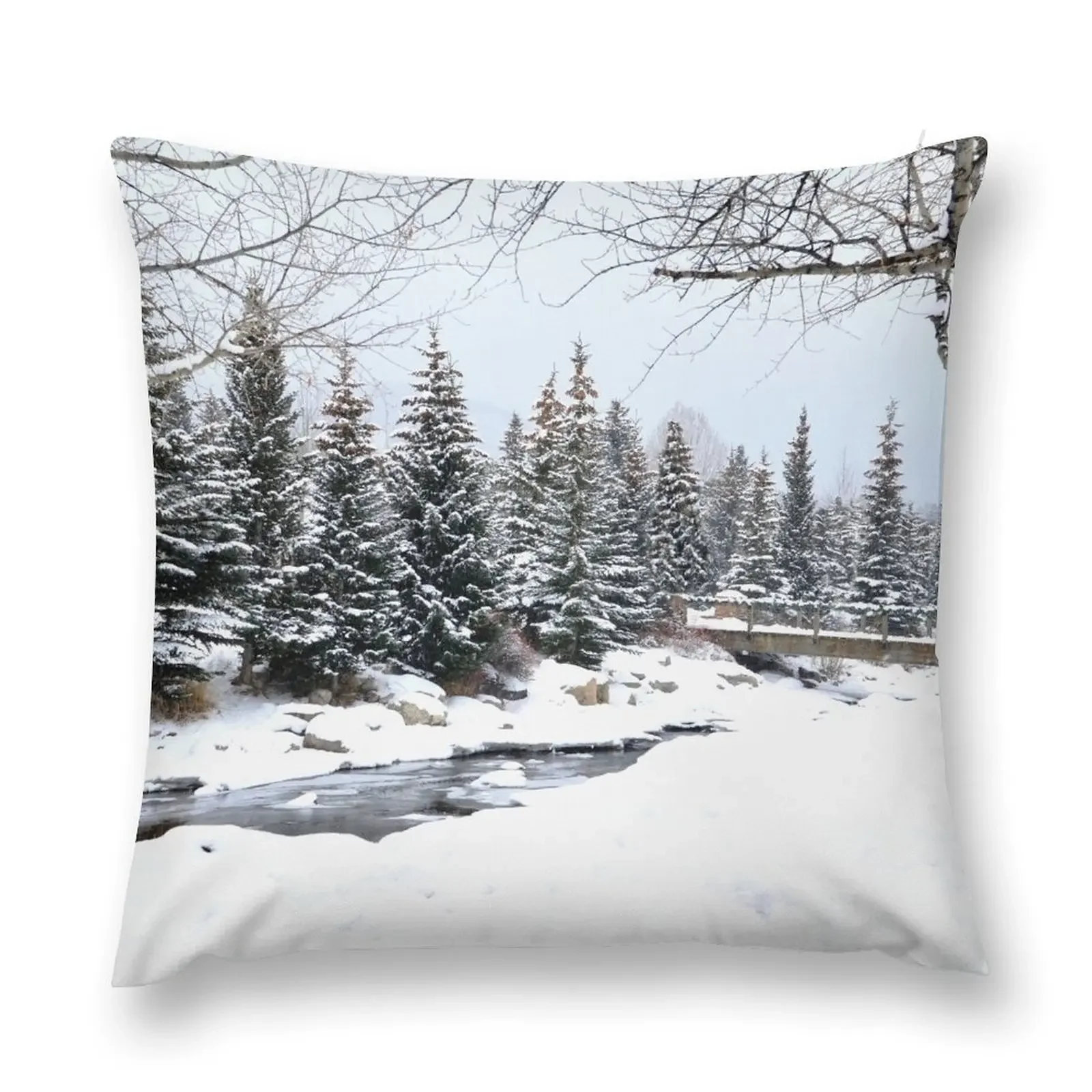 Breckenridge Winterland Throw Pillow Sofa Cover Decorative Sofa Cushion Christmas Pillow Covers covers for pillows pillow