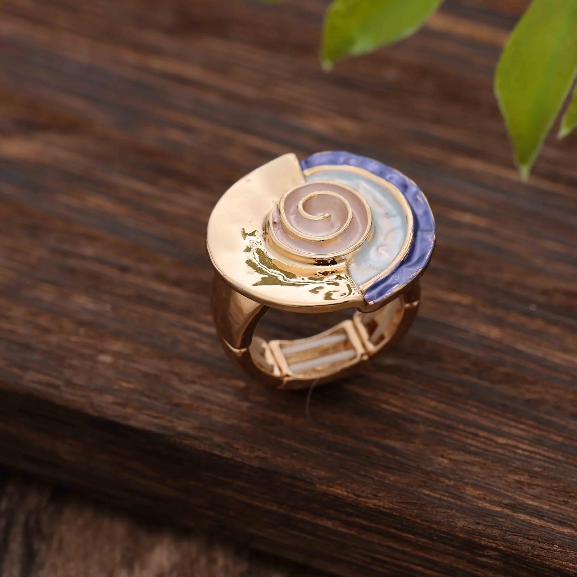 New Round Colored Oil Rose Starry Sky Wheel Alloy With Advanced Versatile Ring For Men And Women