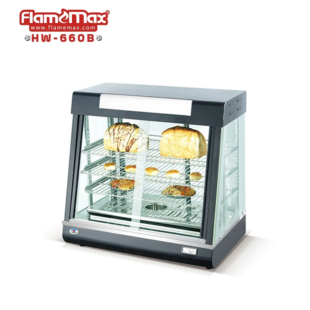 HW-660 Commercial Countertop Food Warmer Heating Unit Display Cabinet Case Warming