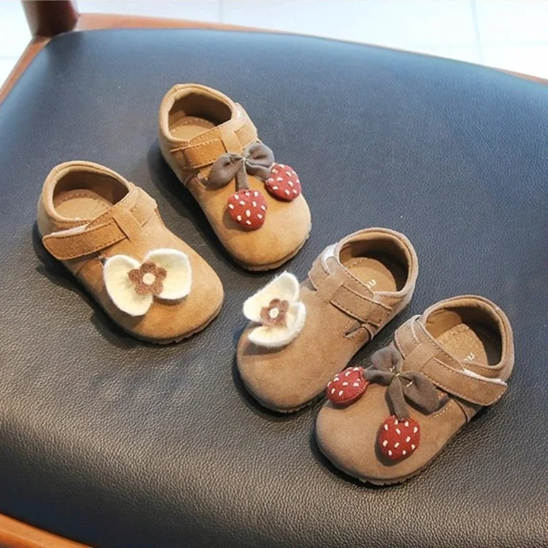 

Sweet Chic Children's Princess Shoes Spring Autumn New Toddlers Walking Girls Causal Flats Versatile Fashion Kids Leather Shoes