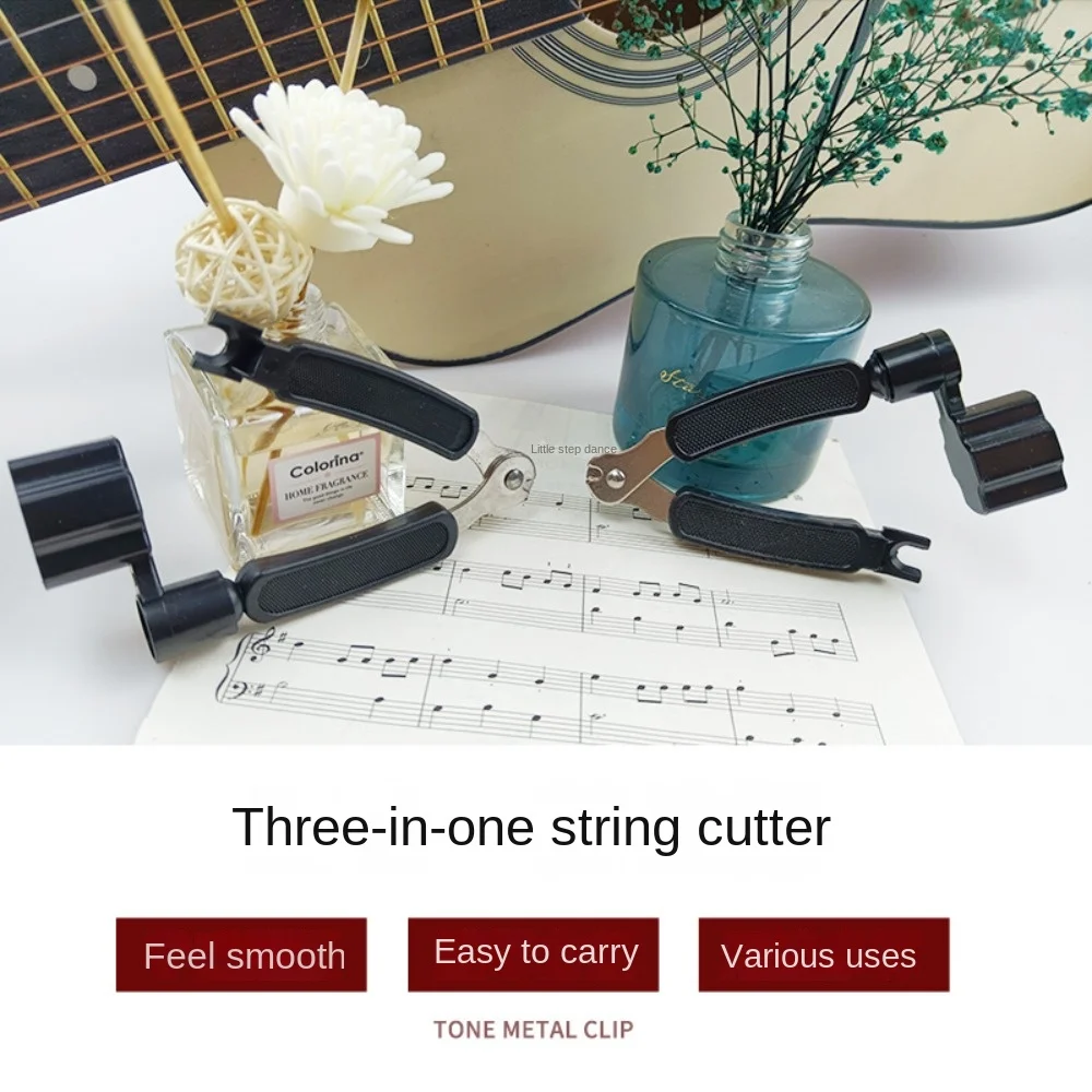 Multifunction Guitar String Changer Guitar Accessories 3 in1 Guitar Winder String Clamp Winding Guitar Pin Puller Banjos