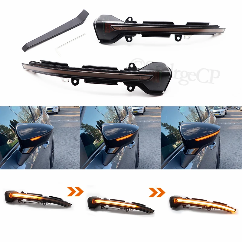 

High quality dynamic LED turn signal side mirror indicator light sequence light flasher For SEAT Leon Mk3 5F Ibiza Mk5 KJ Arona