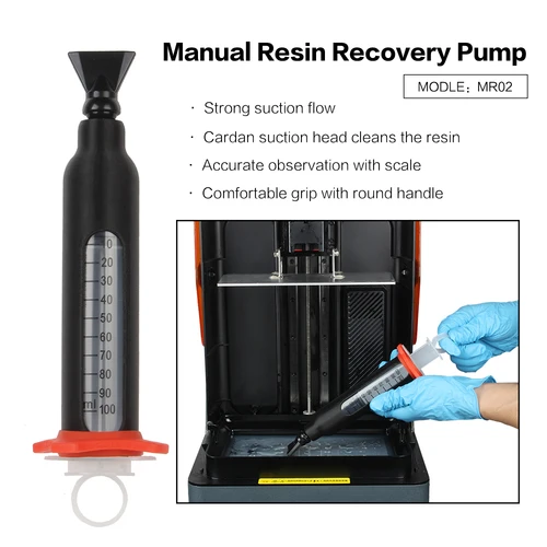 Imagen 2 del producto Herramienta de reciclaje de prpnter 3D MR02, filtro de resina eléctrico, filtro de resina fotosensible a ANYCUBIC ELEGOO CREALITY, resina UV SLA DLP LCD
