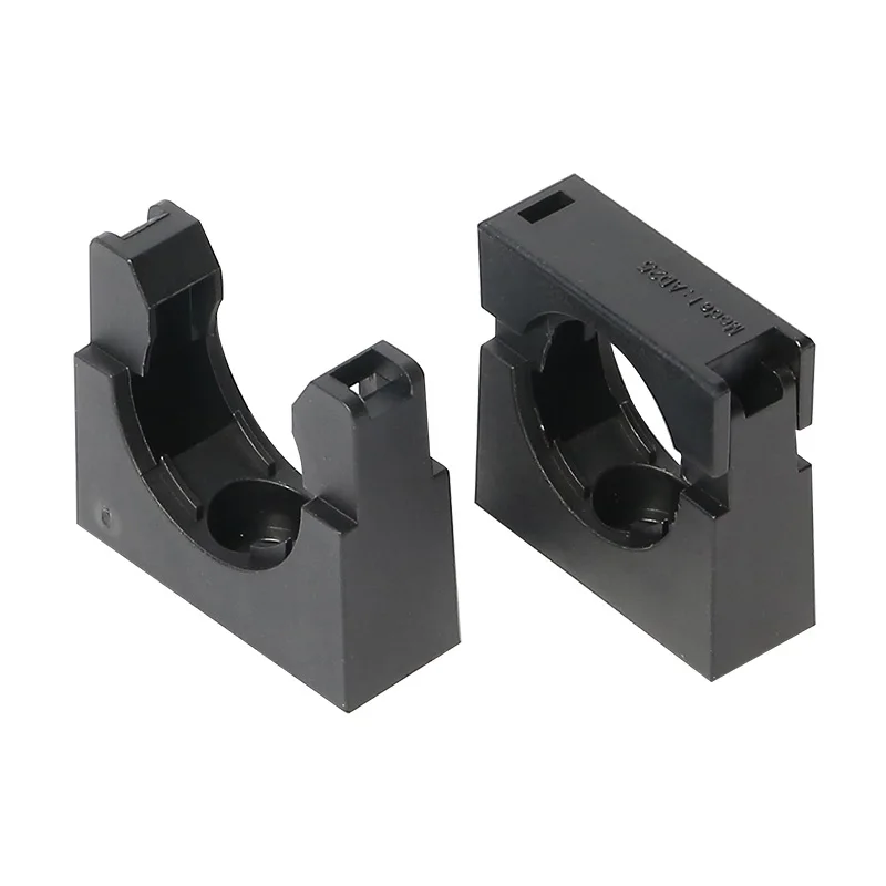 10 Buah Braket Pemasangan Selang Plastik Nilon Pipa Bergelombang Pipa Air Panduan Kabel Dudukan Aksesori Pengencang Pipa Bergelombang