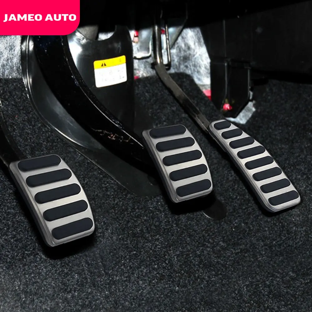 Jameo Auto Stainless Steel Car Pedals for Suzuki Swift Sport Ignis Alto Grand Vitara 2005-2017 Jimmy 2012-2017 Auto Pedal Cover