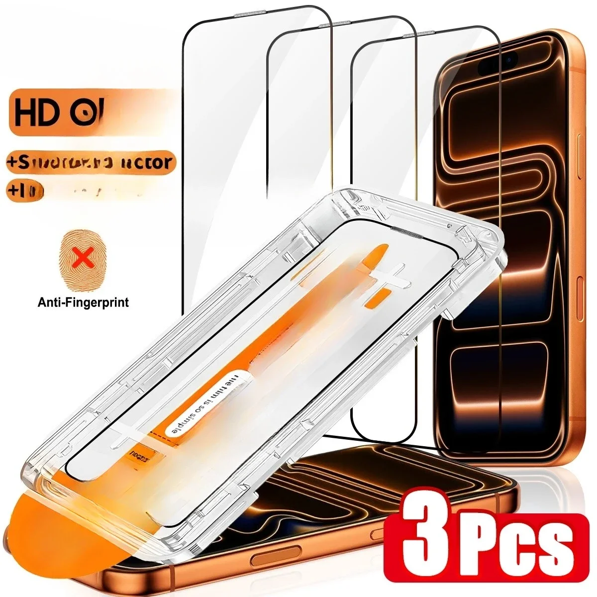 

3PCS Oleophobic Coating HD & Privacy Screen Protector For iPhone 17/17 Pro Max Air 17Pro Auto-Alignment Dust Free Film iPhone17
