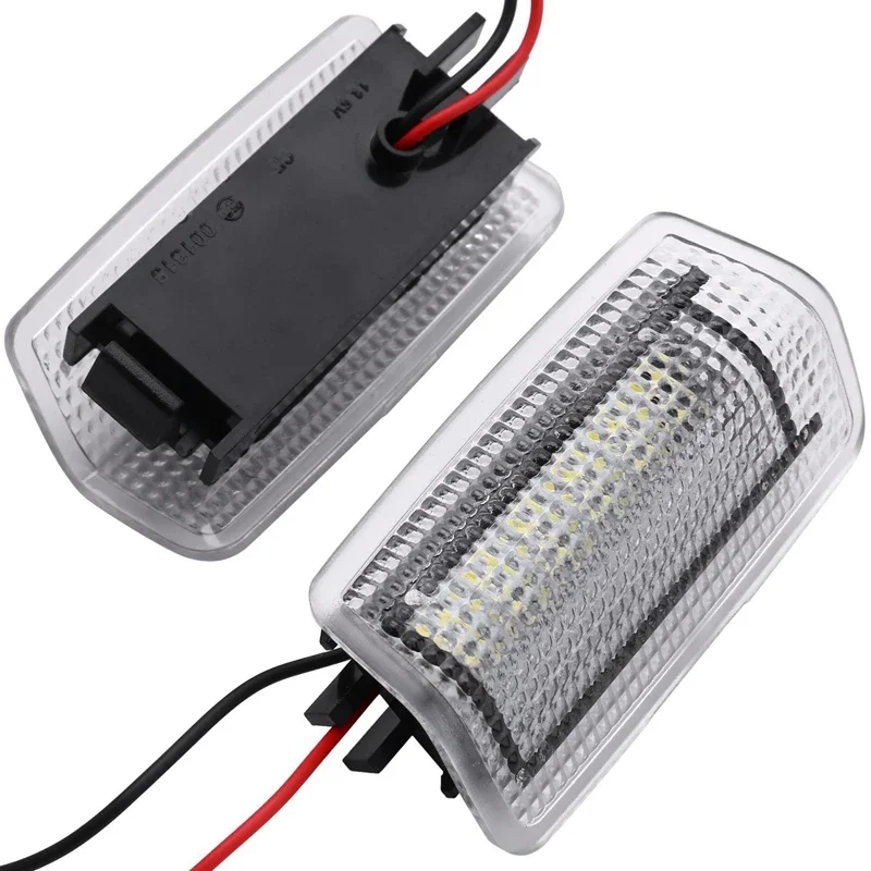 2PCS White Red Car LED Door Courtesy Light For Toyota Wish Prius Camry Alphard Isis Estima For Lexus Is250 Rx350