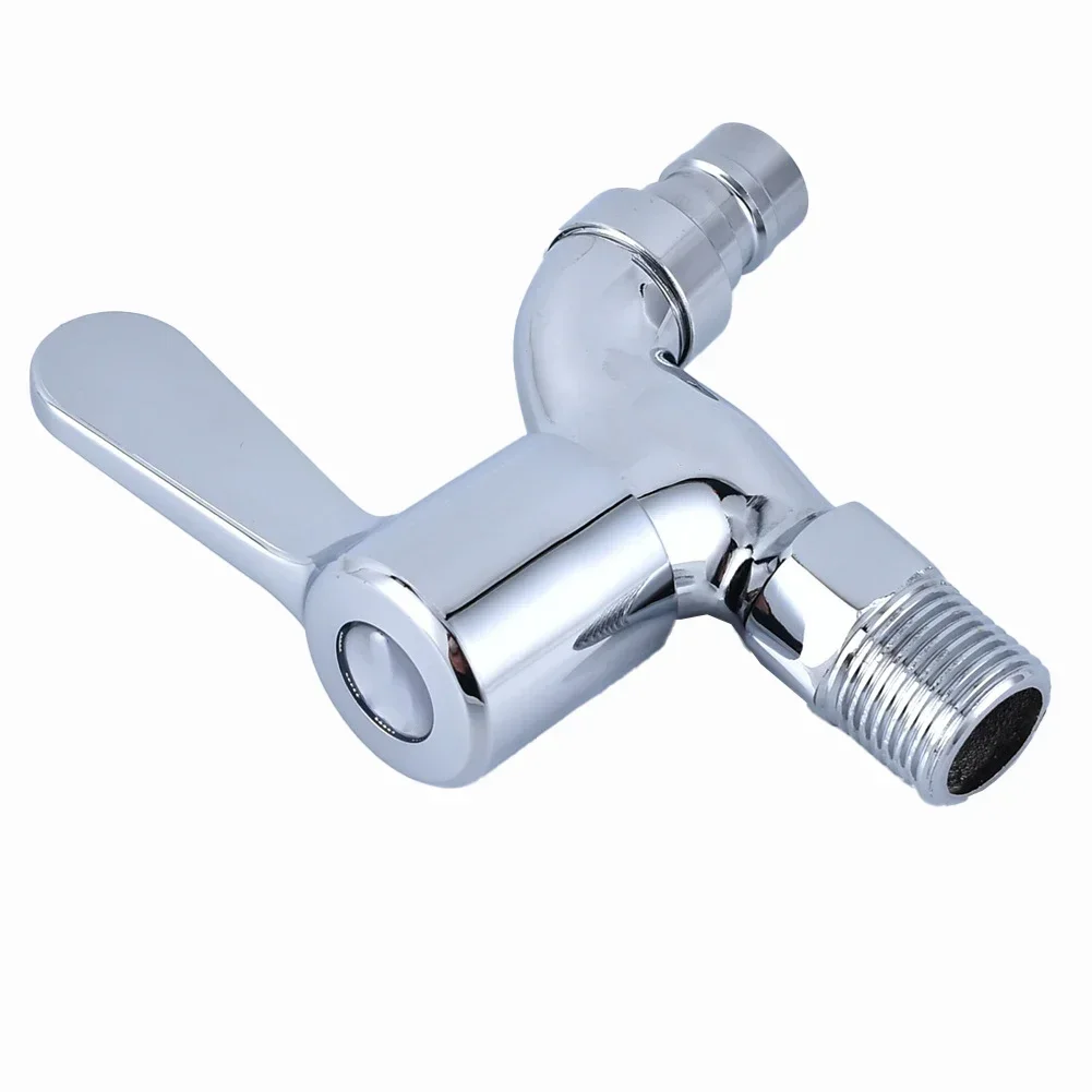 Faucet In-wall Faucet Kitchen Faucets For Washing Machine 1/2" Threaded 4-point 95*90mm Silver Color Home Improvement Useful