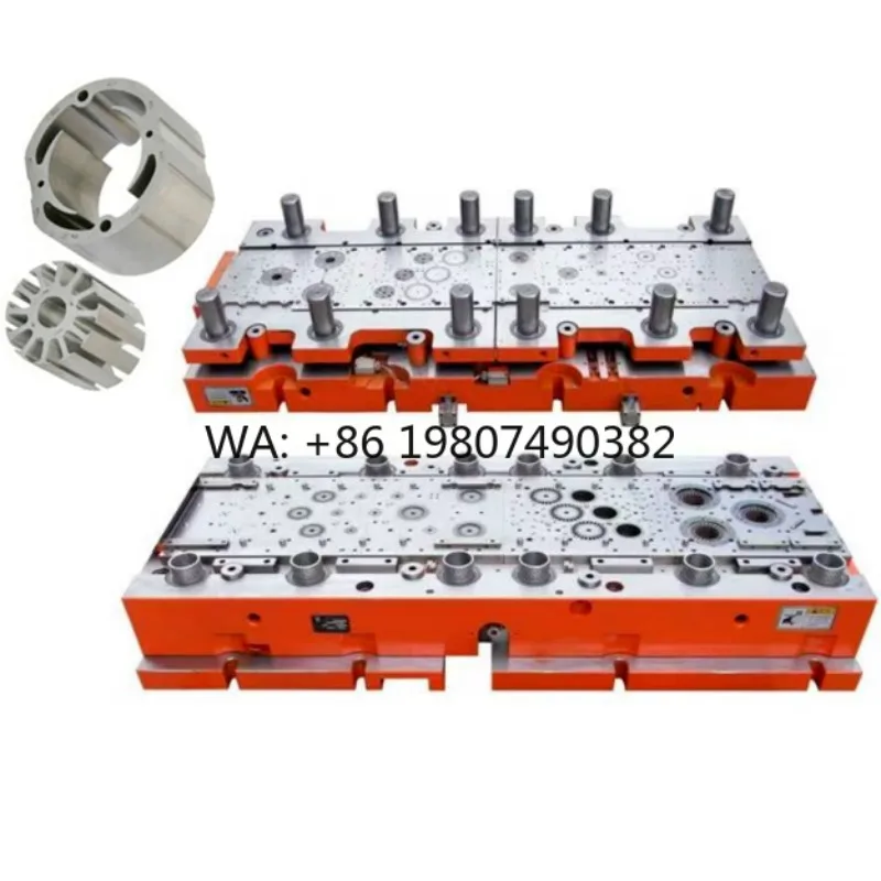 High Precision Hardware Stamping Die CAD Design Drawing for High Speed Motor Stator Rotor Custom Metal Mould Maker
