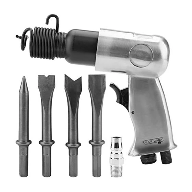 

Pneumatic Hammer Shovel Tool Hex Square Shovel Handle 150Mm Straight Type Shovels Demolition Hammer 6-8KG Pressure Easy To Use