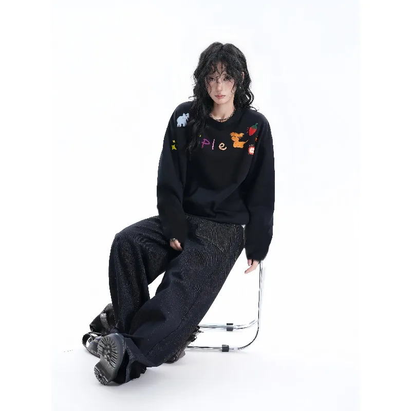 تي شيرت جديد بأكمام طويلة مطبوع عليه رسوم كرتونية ريترو ثلاثية الأبعاد للخريف، متعدد الاستخدامات، مسامي، سريع الجفاف، عصري للرجال والنساء