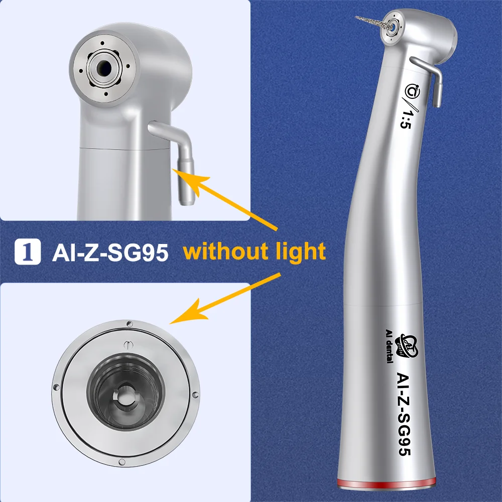 Ai Tandheelkundige Z-SG Serie Niet-Optische Implantaat Lage Snelheid 1:1/1:5/20:1 Elektrische Contra Hoek Externe Waterspray Chirurgische Handstuk