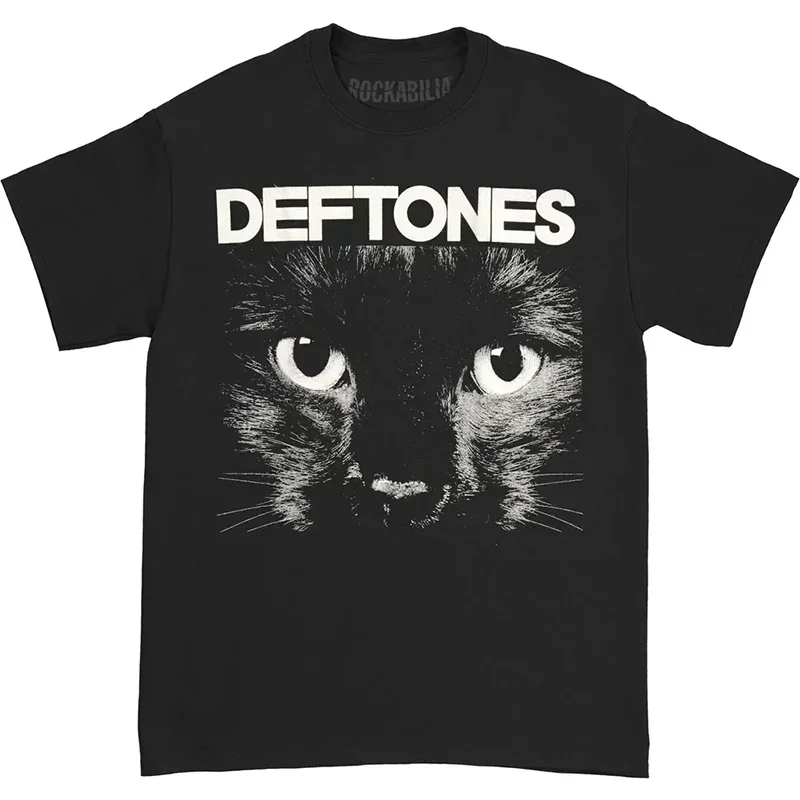 Deftones T Shirt Men High Quality Cotton T-shirt  Fashion Women Short Sleeve Tops Punk Music Style Metal American Tee Shirt