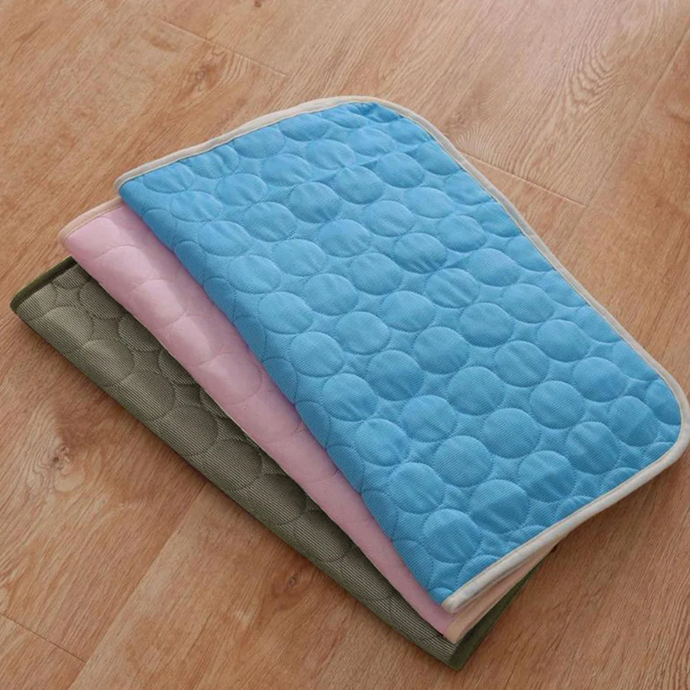 

Cat Beds for Outdoor Cats Pet Summer Ice Mat Blankets Self Cooling Kennel Pad along with