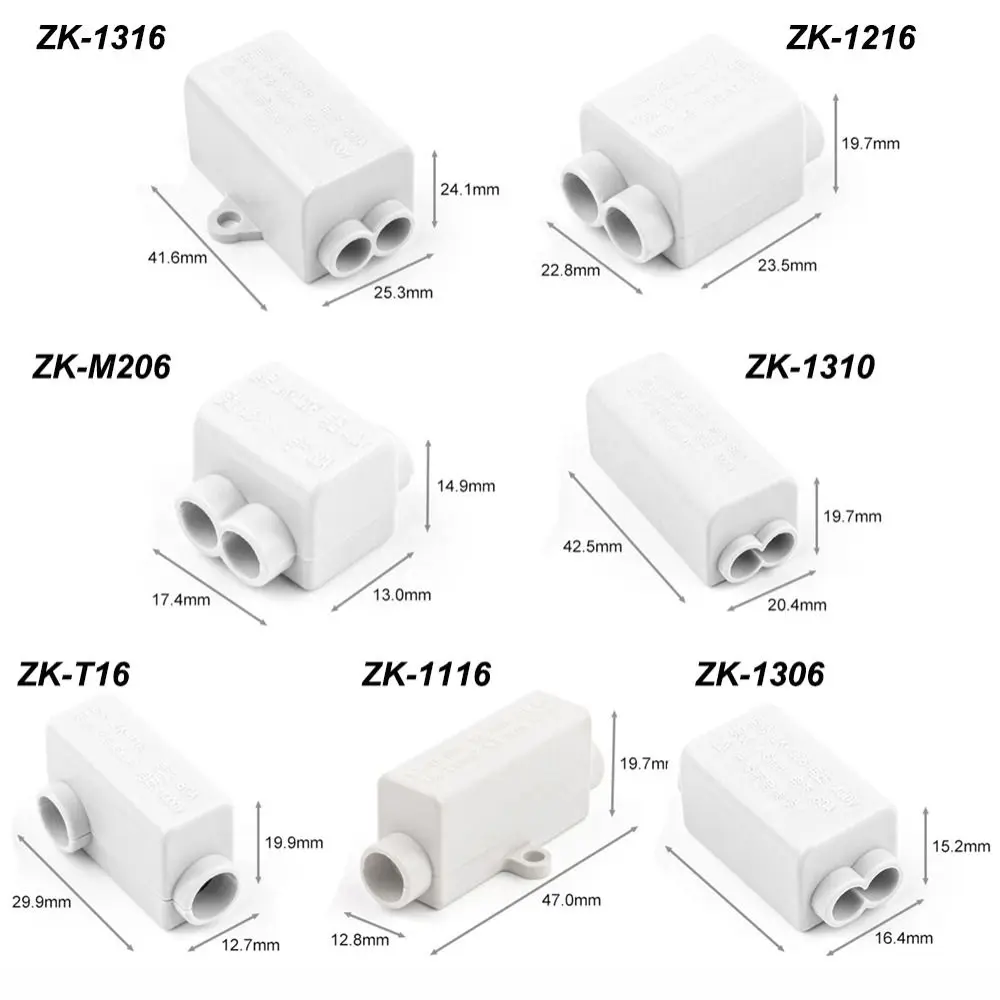Nieuwe High Power High Power Splitter Geen ontkoppeling T-type Quick Terminal Block Wire Connector Elektrisch