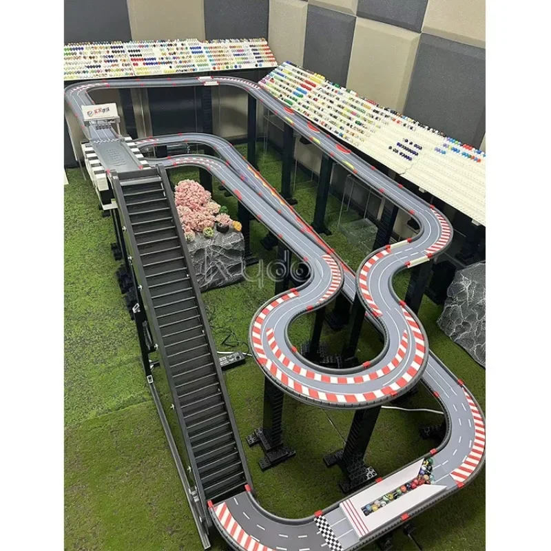 Diy Custom Large Car Simulation Rally Tray Billiard Marbles Pinball Rolling Bead Battle Run Race Maze Marble Track