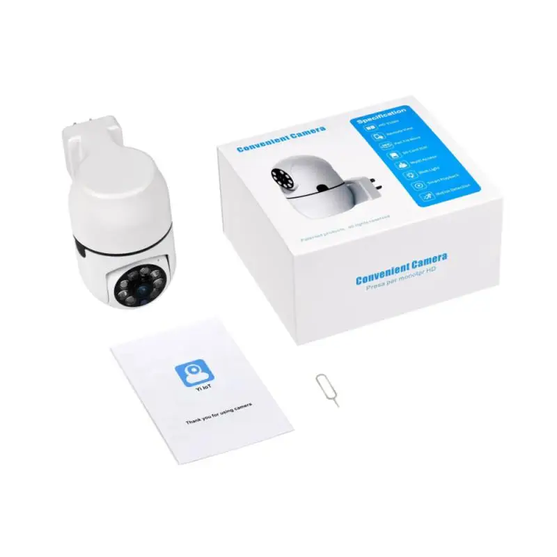 Panoramische camera Op afstand bekijken Nachtzicht Surveillance Cctv-netwerk Mini Wifi Cam Automatische bewegingsregistratie -fi 1080p 5w