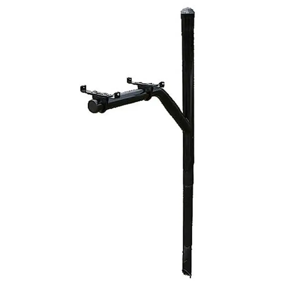 Swing Away Snowplow Proof Mailbox Post Extender Return-to-Center Design Rust-Free Steel Construction Easy Installation Safety