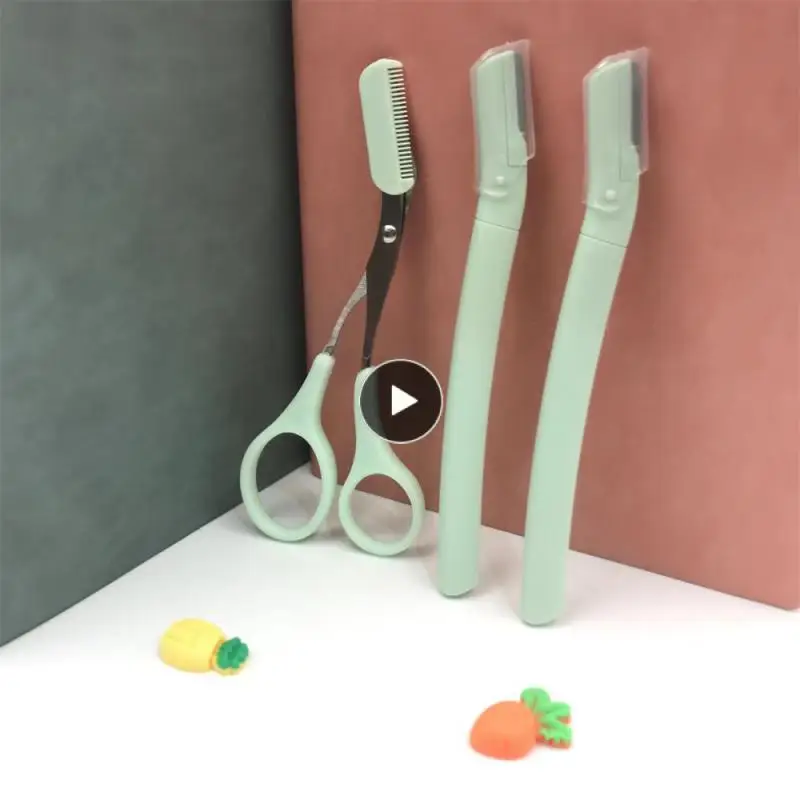 Trimmer Set Precise Trimming Shaping Perfect Eyebrows Multifunctional 5 Colors Precision Cutting Eyebrow Makeup Essentials