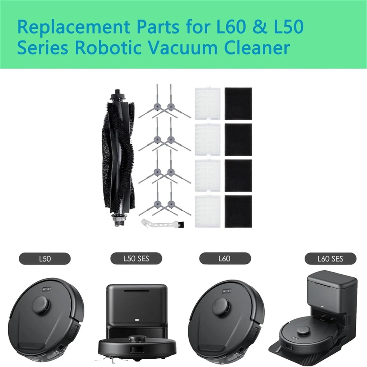 Для Eufy L60 SES L50 SES робот-пылесос основная боковая щетка Hepa фильтр запасные части аксессуары — A19G