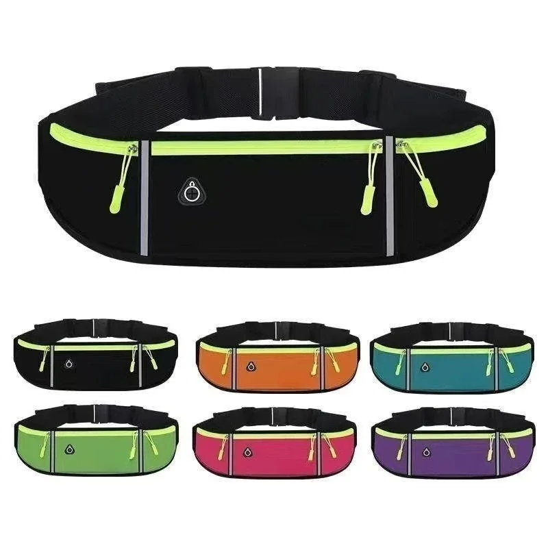 Unisex Waist Bag Running Sports Belt Waist Pouch Men Sports Cycling Phone Bag Waterproof Holder Women Running Waist Belt Bag