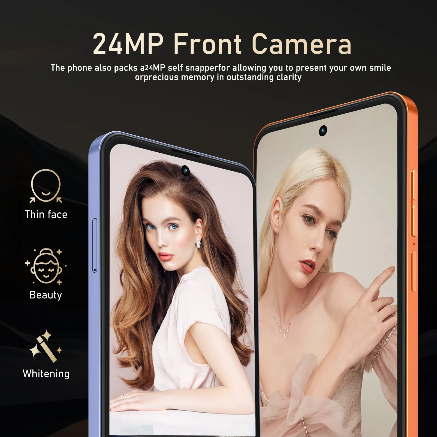FUFFI Global Vision i17 Pro Max Smartphone Android 6GB RAM 128GB ROM 6.56 Inch Phone 720x1612HD 24+48MP 4G Network Mobile Phones view 4