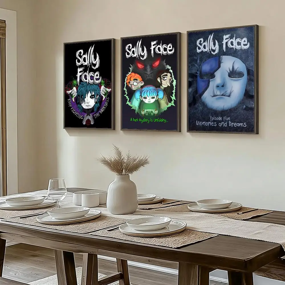 Game S-sally F-face Poster Wall Art Print Poster for Living Room
