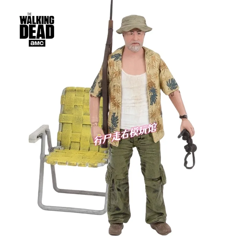 [Inventory] Genuine Old Goods 5inche1/12 Walking Dead DALE HORVATH Action Figures Toy Doll Collection Gift