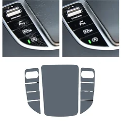 자동차 센터 콘솔 멀티미디어 마우스 버튼 메르세데스 벤츠 E C 클래스 W213 W205 GLC X253 2019-2021 용 TPU 보호 필름