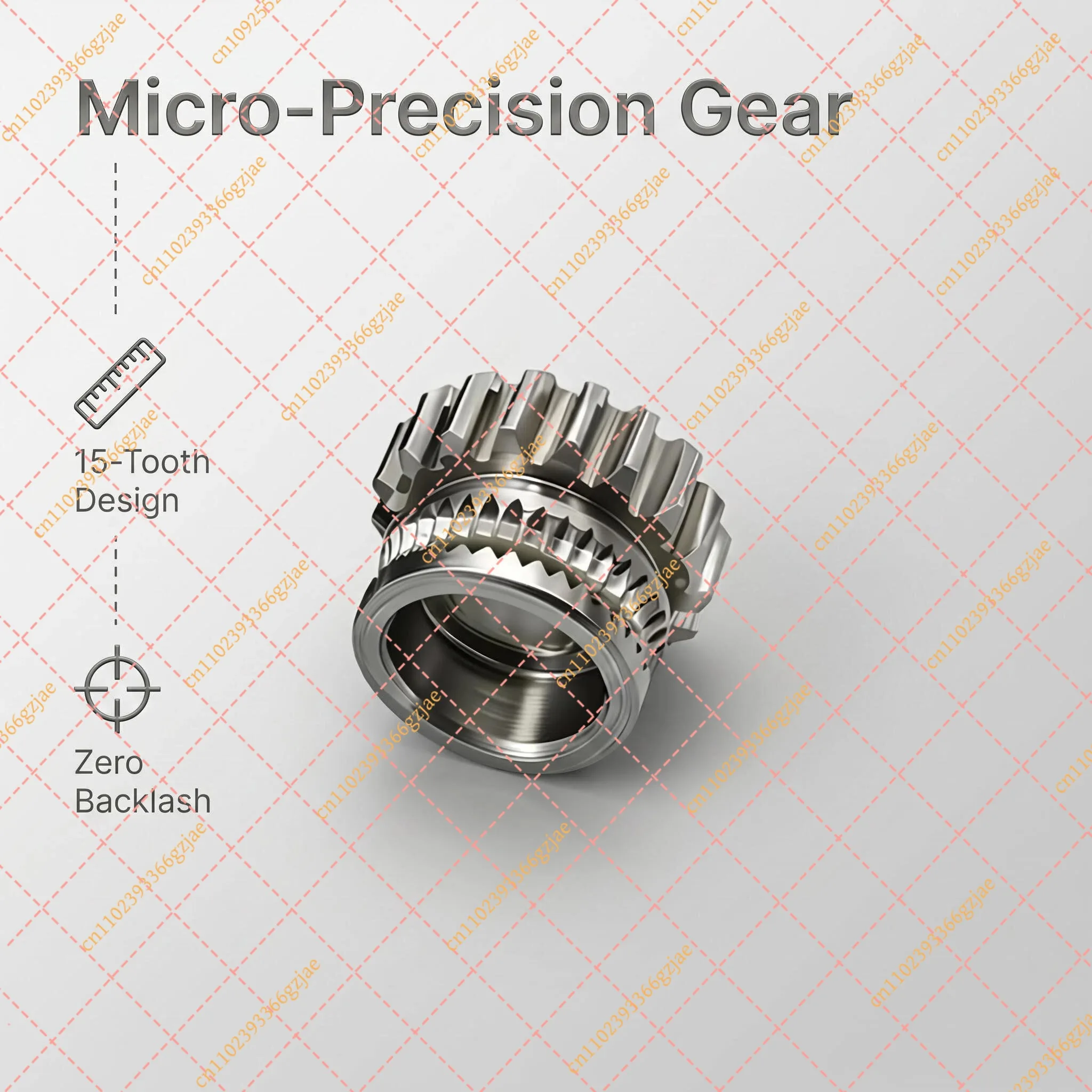 Dual-Drive Active Extrusion Feeding Gear Kit for Zongwei Cubic S1C - 3D Printer Accessories view 4