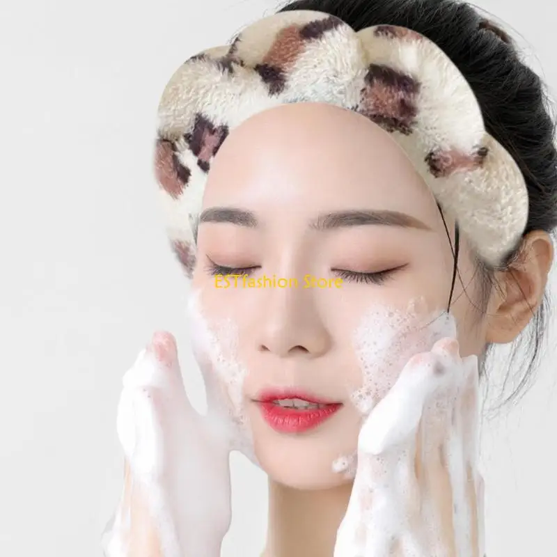 

Y5GC Women Wrists Towels for Washing Face Headband Wristbands Wash Towel for Girls