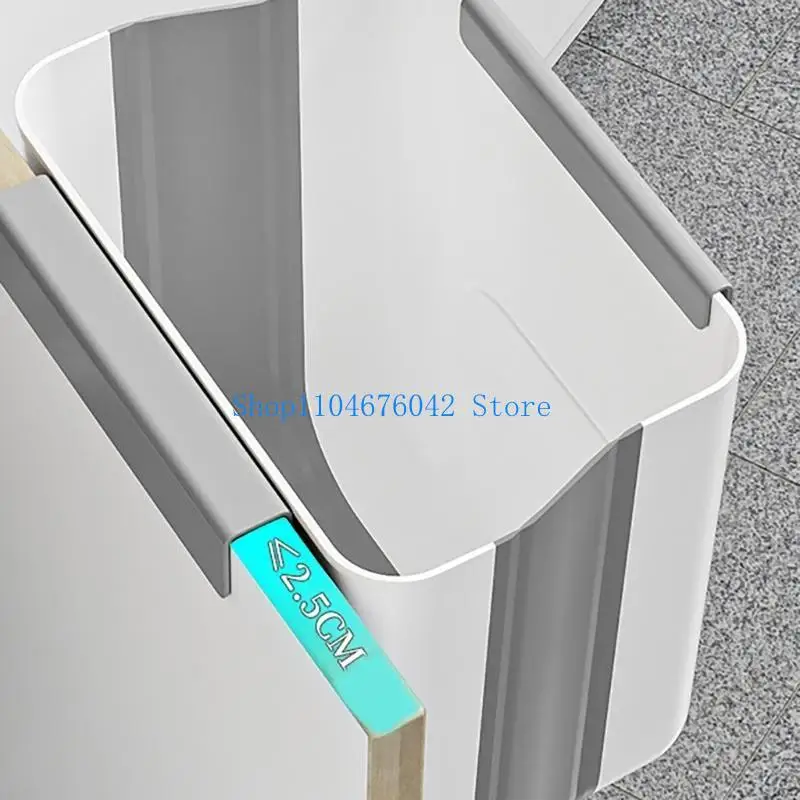 

5asd мусорное ведро для ванной комнаты, складное мусорное ведро, настенная кухонная мусорная корзина для туалета