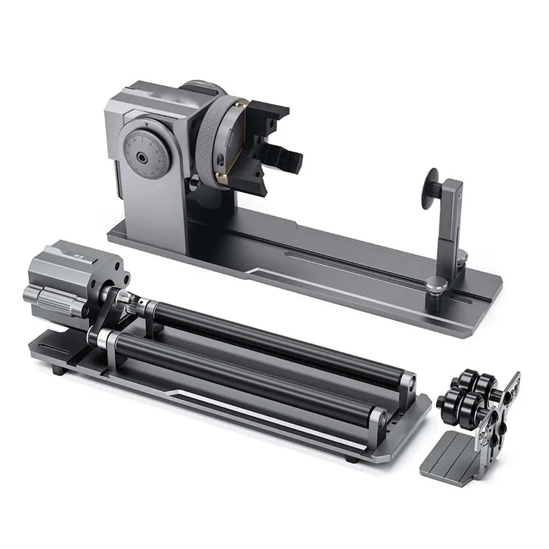 

Adjustable Aluminum Rotary Chuck Device Multi-Mode Irregular Cylinder Rotation Tool For Engraving Marking Machine