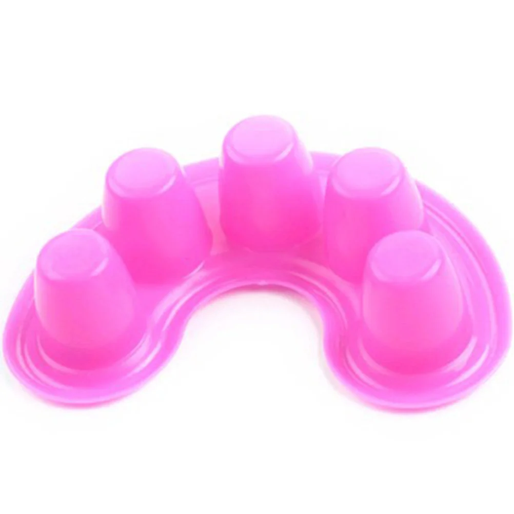 2 pezzi ciotola per ammollo per manicure per nutrizione della cuticola rimozione unghie finte cura delle mani trattamento fai da te uso in salone domestico ciotola per la cura delle unghie