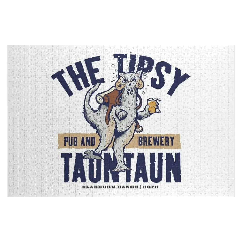 

The Tipsy Tauntaun Jigsaw Puzzle Custom Name Wood Custom Name Child Toy Christmas Toys Custom Puzzle