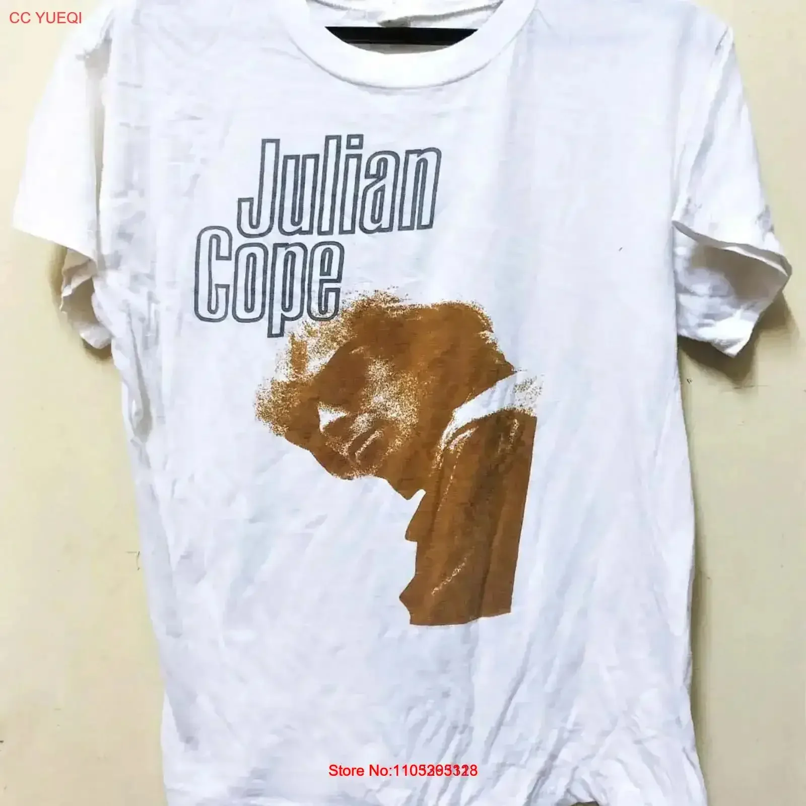 Julian Cope Band Music T Shirt Classic White S 5XL 1P0840 vintage Washed graphic Soft Slightly streetwear homme Casual vintage