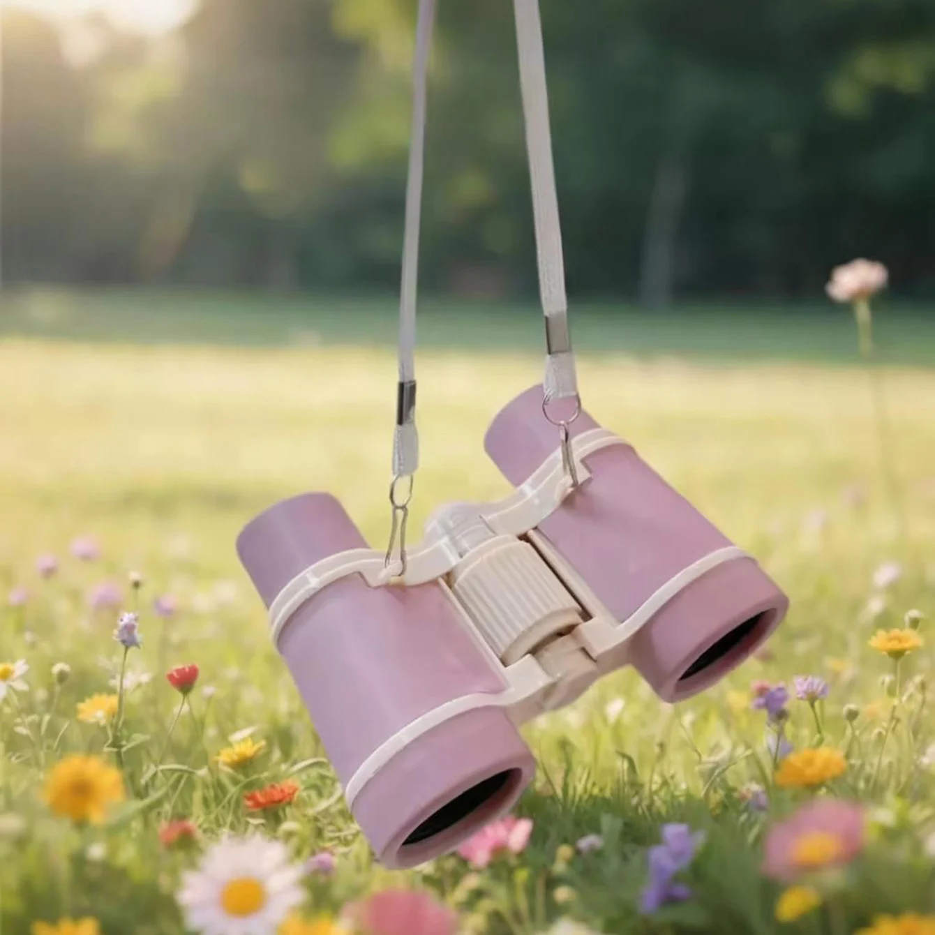 مناظير الغابة عدسة مكبرة محمولة للأطفال تكبير مقاومة للصدمات للمشي لمسافات طويلة والتخييم في الهواء الطلق