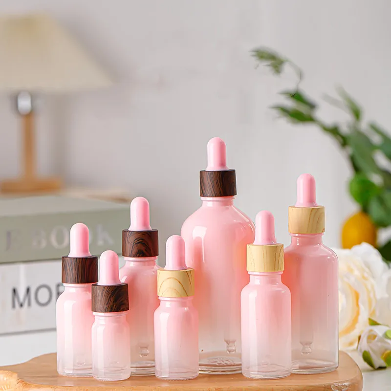 15pcs 5ml-100ml Empty Dropper Bottle Glass Refillable Bottle Perfume Container With Pipette For Essential Oil Cosmetic Bottles