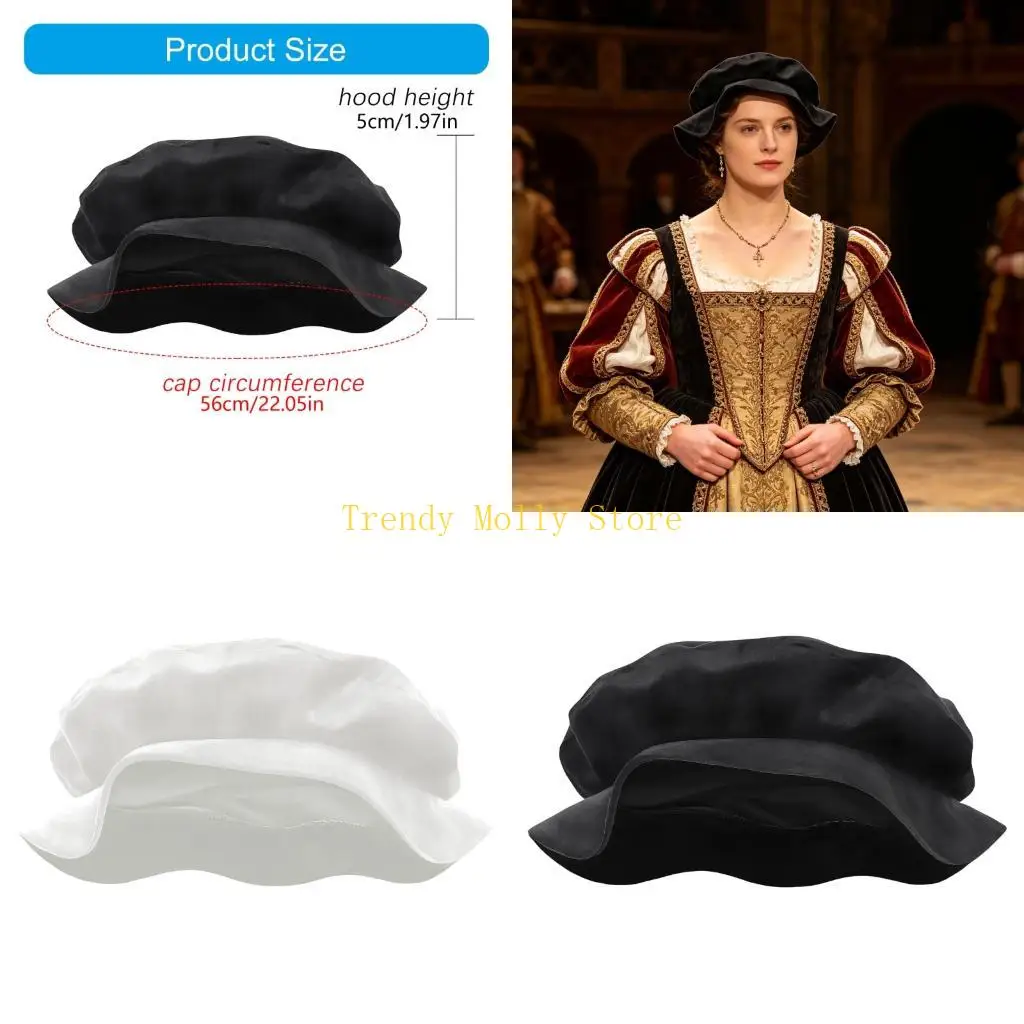 

N5KB Vintaged Hat With Lightweight And 56Cm Hat Circumference For Cosplay And Casual Outfits