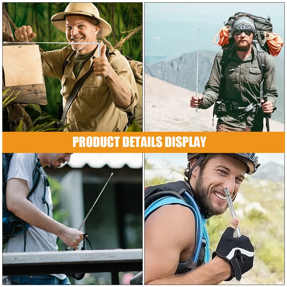 

2Pcs Stainless Steel Dowsing Rods Portable Divining Tools for Outdoor Detection Camping Dowsing Rods Divining Rod