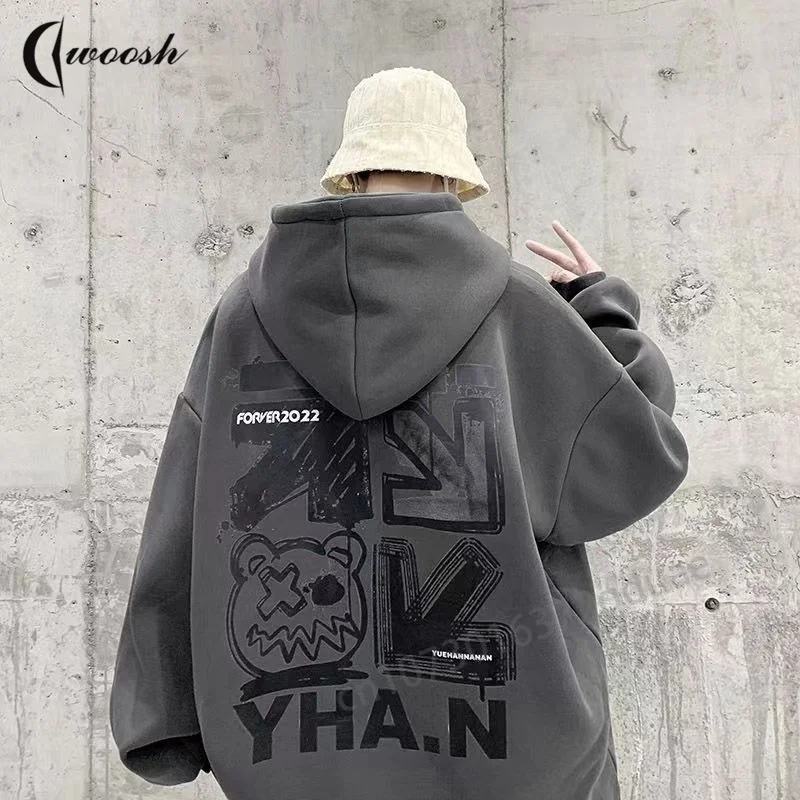 

Unisex Luxury Brand Graphic Male Hoodie Funny Hoodies Winter Flecee Mens Tops Autumn Cotton Sweatshirt Harajuku Cotton Pullover