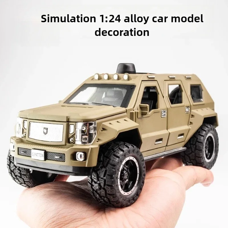 tank model car funny gift-kawaii 1:24 alloy car model decoration,cool light sound military explosion-proof toy car,toys for kids