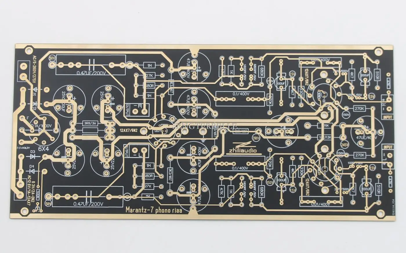 

HiFi Diy Marantz 7 12AX7 / ECC83 трубчатая телефонная плата PCB Riaa LP проигрыватель