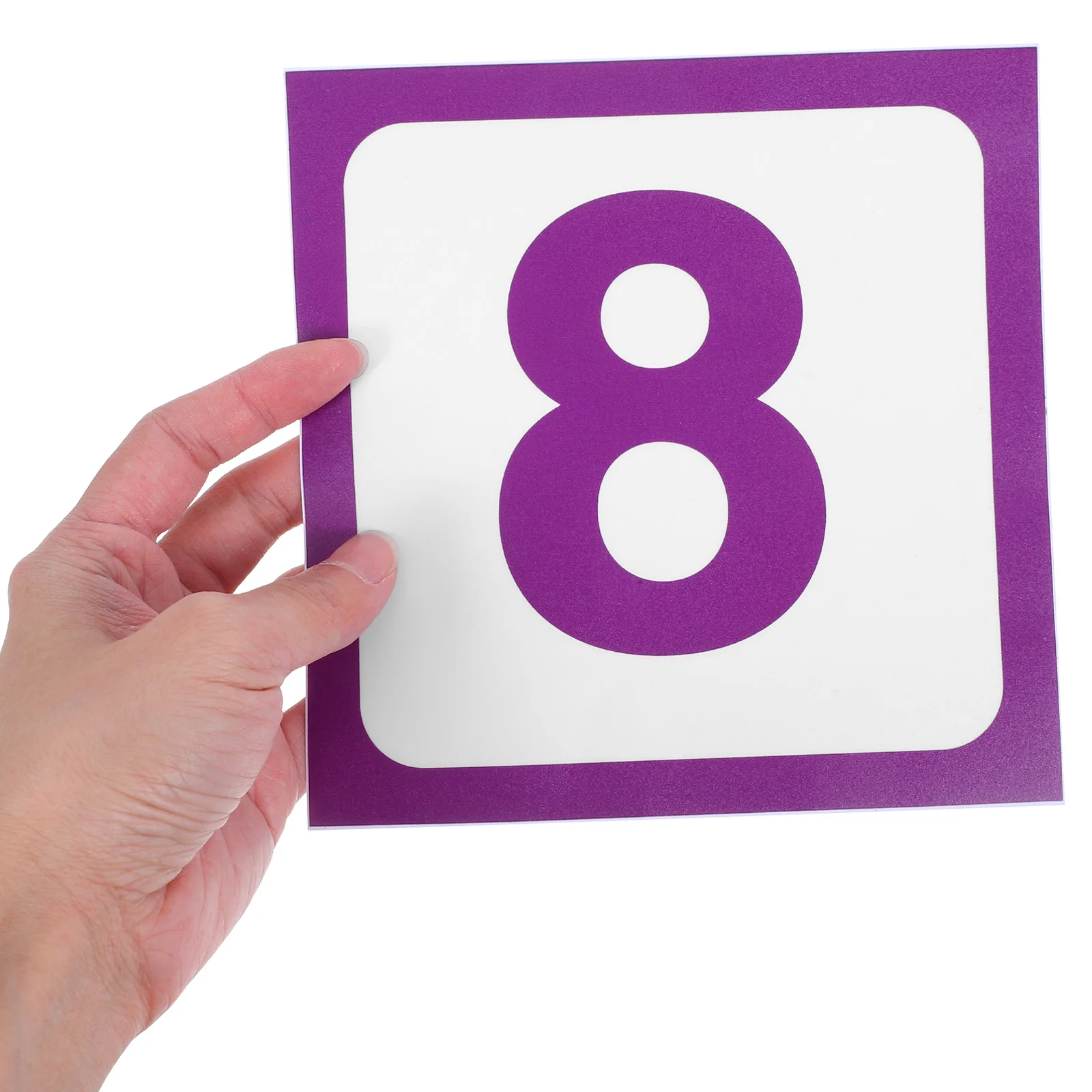 

10Pcs Frosted Anti Slip Square Number Floor Stickers Self Adhesive Kids Room Classroom Hopscotch Educational Decorative Decals