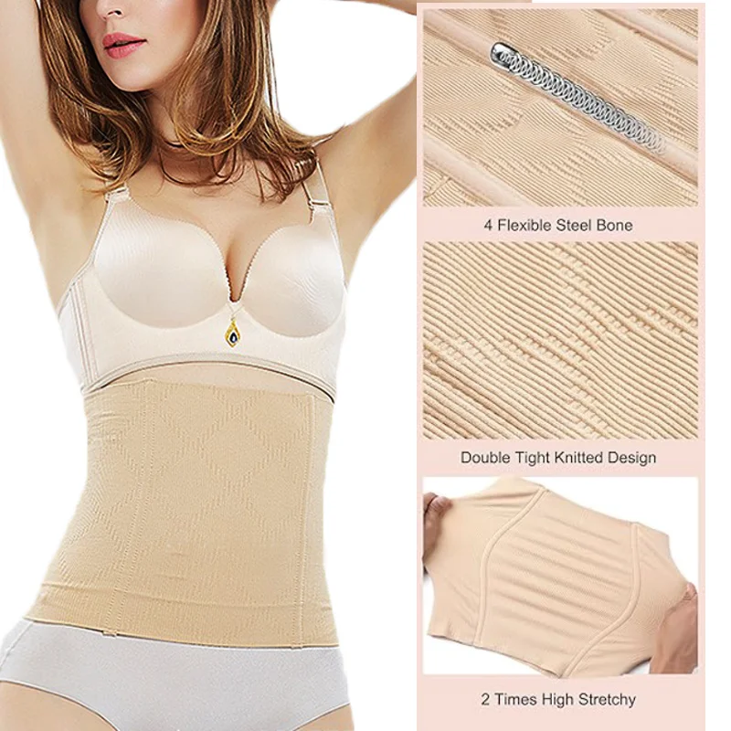 GUUDIA Waist Trimmer Girdle Waist Cincher Belt Women Shapewear Girdles Waist Snatch Girdle Body Shaper Belly Band Cinchers Slim