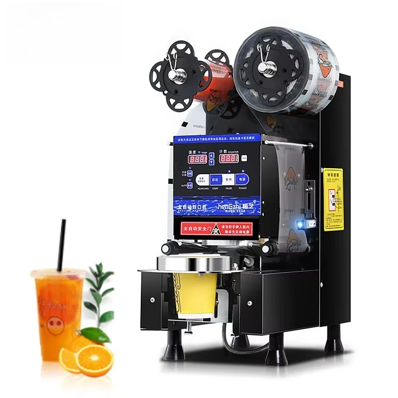Bild 3: Automatische Intelligente Steuerungs-Versiegelungsmaschine für Milchtee-Plastik- oder Papierbecher