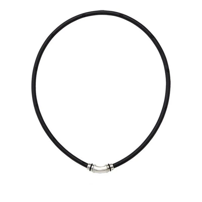 Unisex Japanese‑Style Silicone Balance Neck Ring 2026 New Sports Choker Minimalist Fashion Health‑Focused Gift Accessory