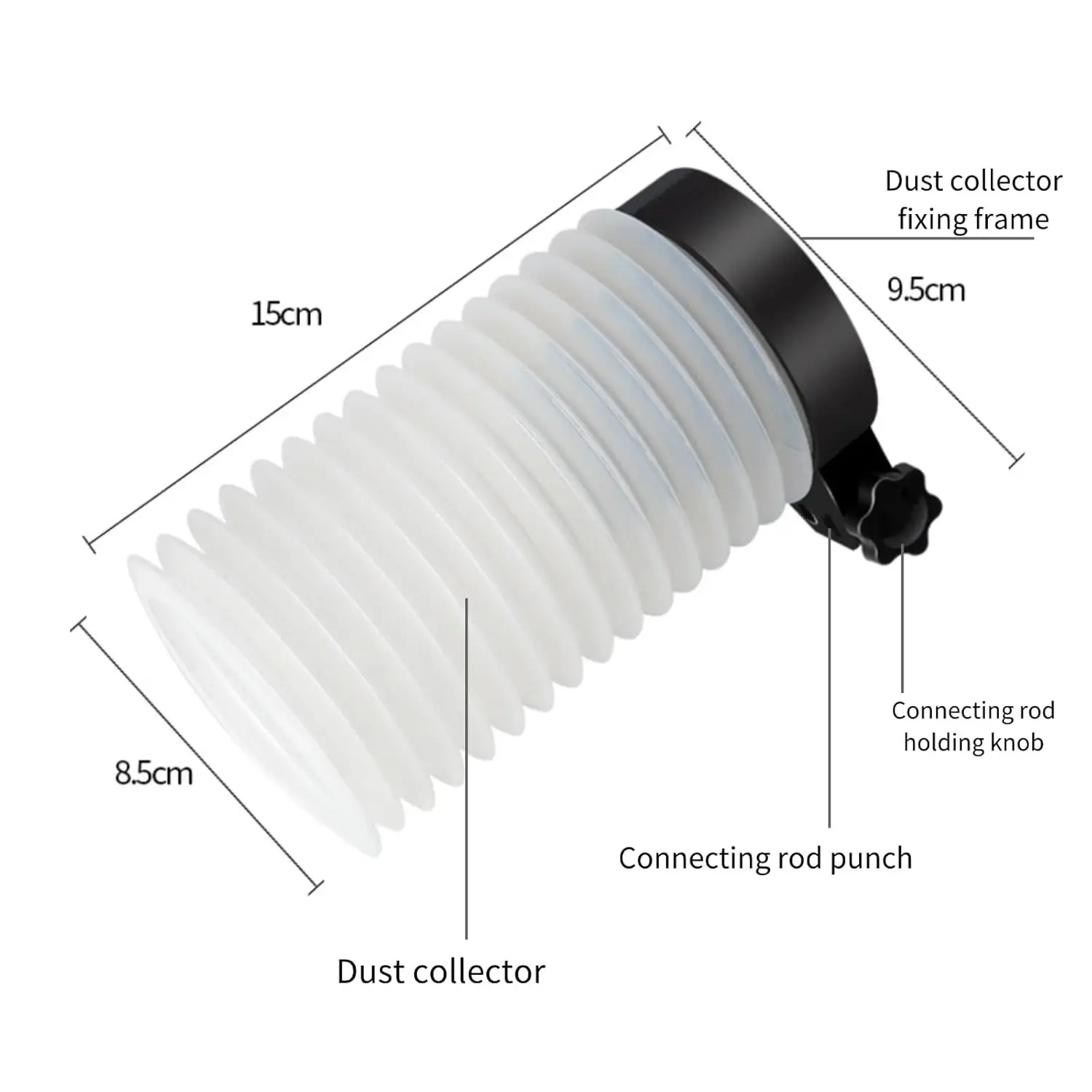 Electric Drill Dust Collector Hammer Drill Dust Cover Hole Saw Ash Catcher Detachable Dust Shroud Power Tool Accessory view 6