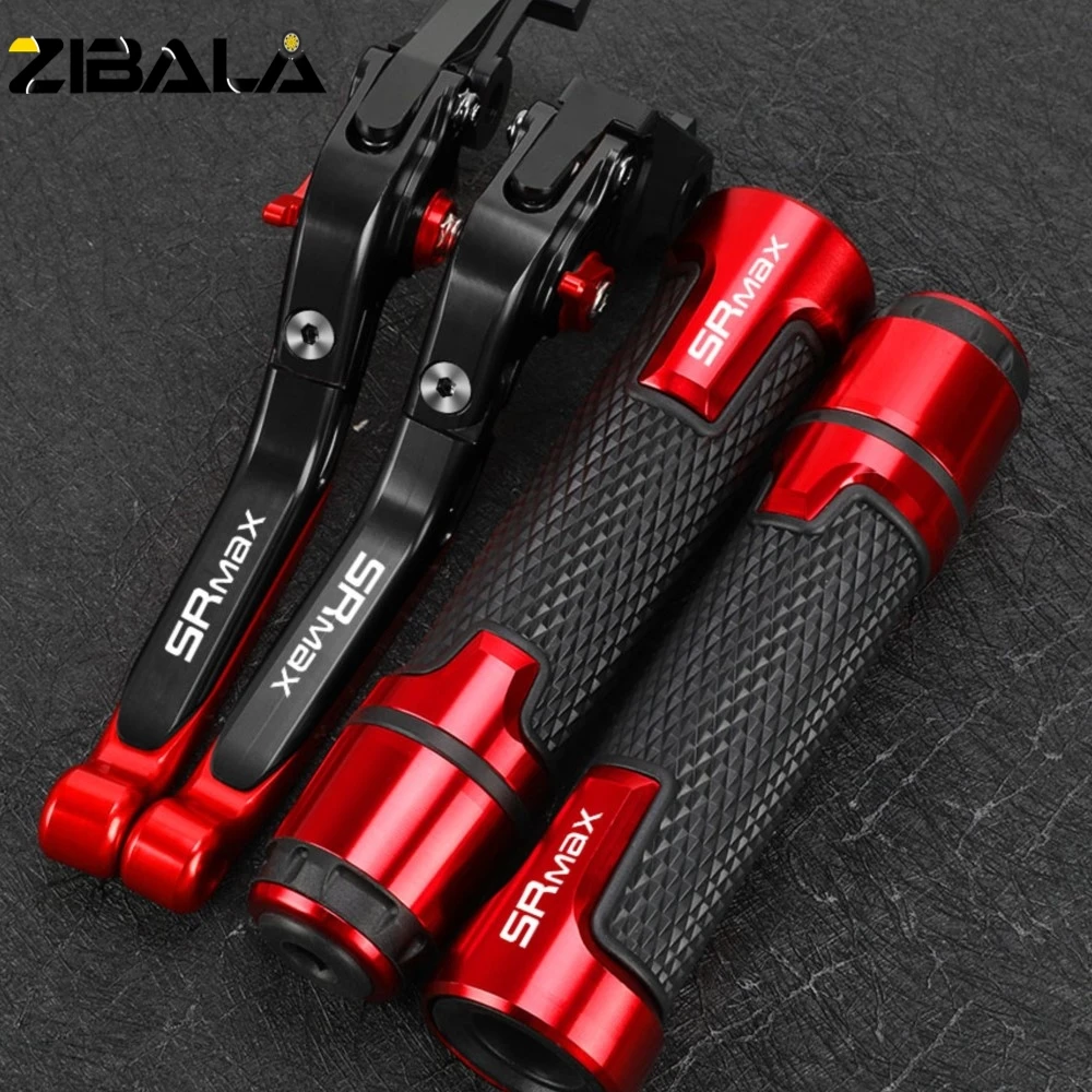 

Motorcycle Accessories Folding Brake Clutch Levers Handlebar Grip Handles bar Hand Grips For Aprilia SRMAX SR MAX 250 300 MAX250