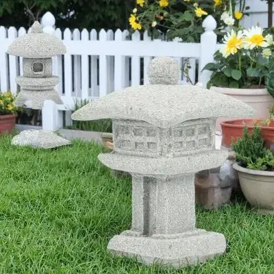 

4Pcs Mini Pagoda Statue Sandstone Decor for Micro Landscape Succulent Plants Moss Bonsai Garden Ornament Pagoda Garden Statue